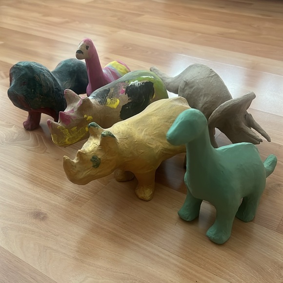 Cardboard Wild Animals 6 Pieces - Picture 1 of 17